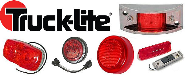 2" Clear Red LED Surface Mount Semi Truck Marker Tail Lamp Light DOT Chrome 2pk