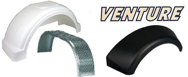 VENTURE Boat Trailer Fenders and Hardware