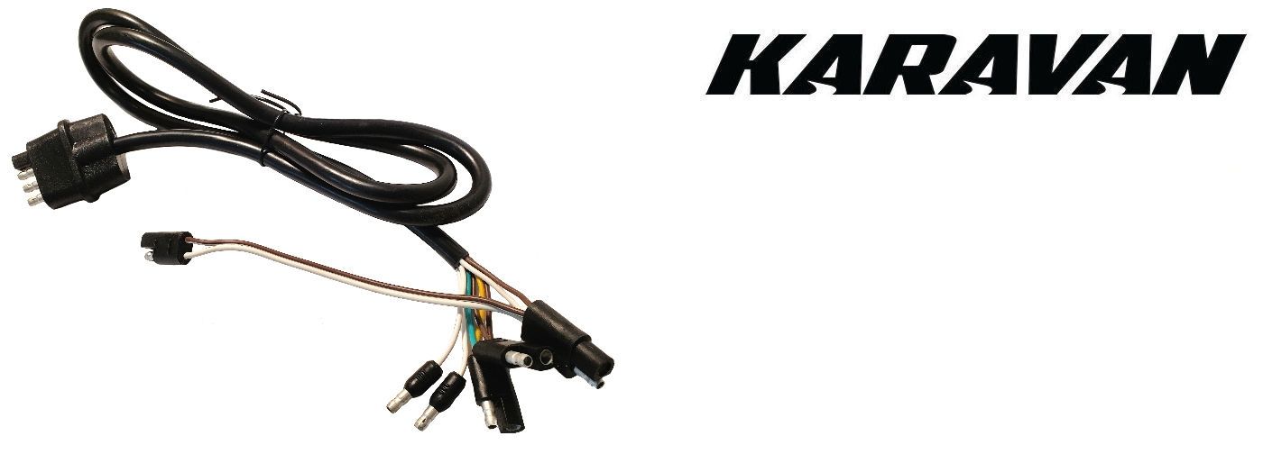KARAVAN 4-Flat Wiring Harness, 4 ft. #205-00308-NA  Karavan Snowmobile Trailer Wiring Diagram    Trailer Parts Superstore