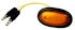 Grote Micro Nova® Amber Oval LED Clearance Light w/ Grommet #47963