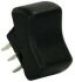 SPDT On/Off/On Momentary Switch, Black #12265