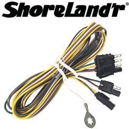 SHORELAND'R 4-Flat Wiring Harness, 7 ft. 5110349