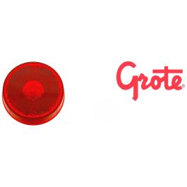 Grote Red Round Clearance Light w/ Reflector, 2-1/2 in. #45832