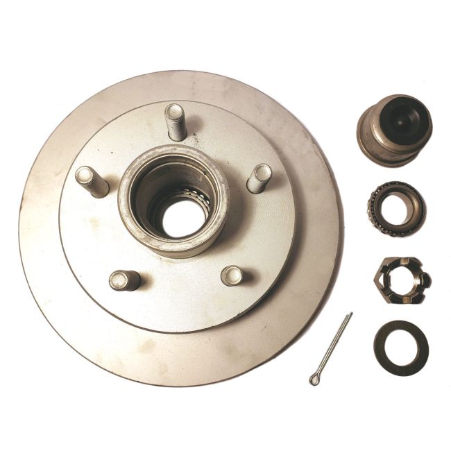 LOADRITE KNOTT 10 in. Vented Zinc Plated Disc Brake Rotor (5-Lug