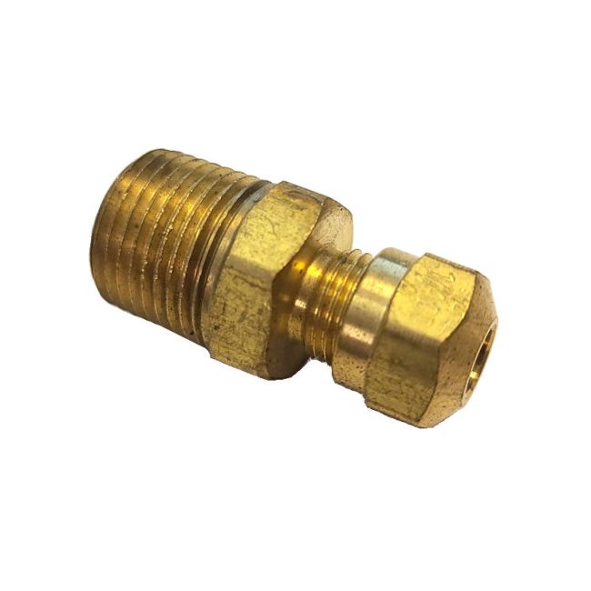 mmm21　38 Male Compression Fitting - 1/4 in. Tubing x 3/8 in. Pipe #12-8306