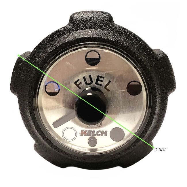 Moeller Kelch Gas Cap with Gauge, 12-1/4 in. #305194