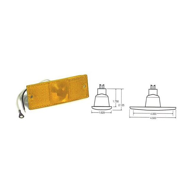 TRUCK-LITE Model 18® Rectangular Marker Light #18300Y