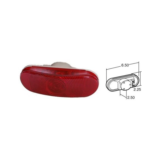 TRUCK-LITE Super 60™ Red Stop/Turn/Tail Light #60202R