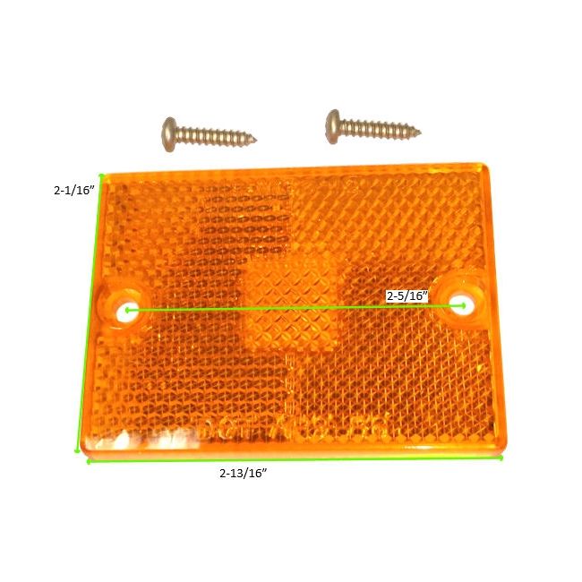 PETERSON Amber Side Marker Lens #55-15A
