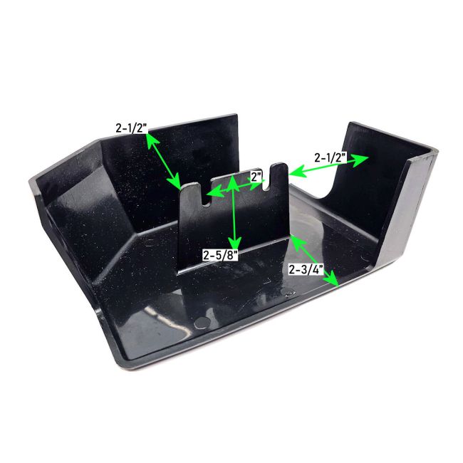 EZ-LOADER Taillight Cover for 2 in. Frames, Black (Right Side) 250