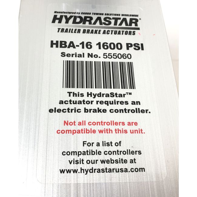HYDRASTAR Complete Triple Axle 13 in. Dac. Disc Brake Kit w/ 9/16