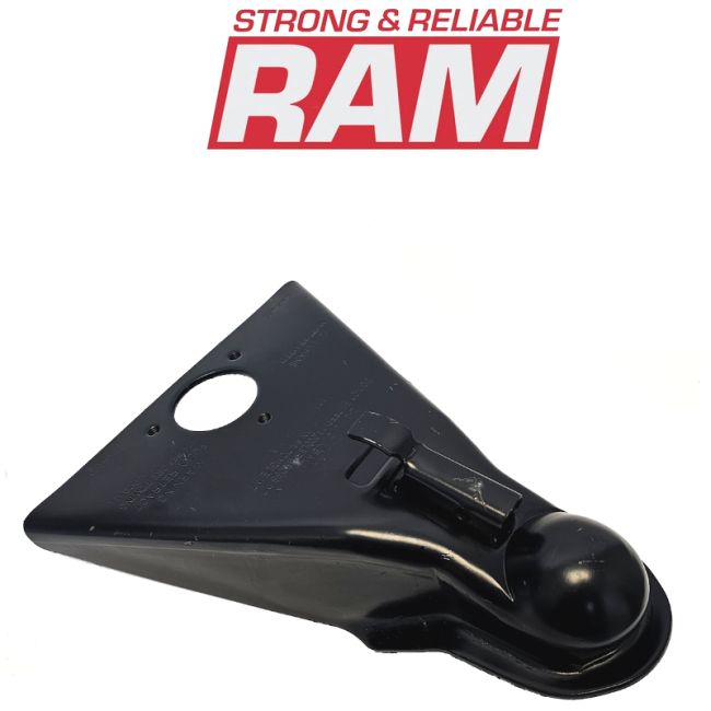 Stegewop 2" A-Frame Trailer Coupler With Trigger Latch SAE Class IV 8000 Lb For Towing Rv Boat Camper Black