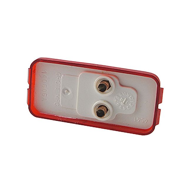 Grote Red Rectangle Clearance Light, 3 in. #46412