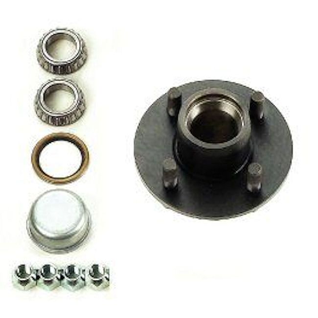 SIRCO 1-1/16 in. Bearing, 4 on 4 in. Stud Wheel Hub Kit 809191