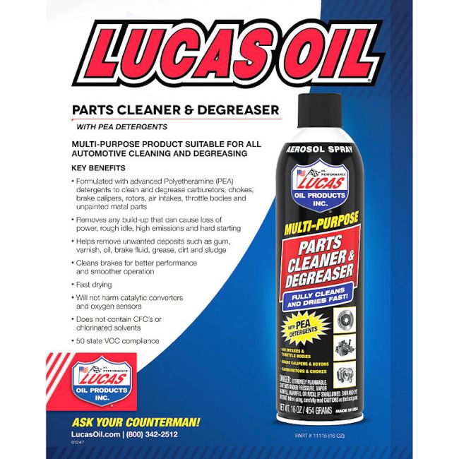 LUCAS OIL Multi-Purpose Cleaner / Degreaser, Spray 11115