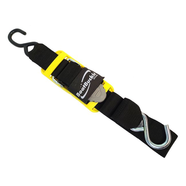 BoatBuckle Pro Series Kwik-Lok Transom Tie-Downs, 4 ft. x 2 in. (1
