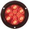 LED 4" Round Flanged Red Vehicle / Trailer Tail Light #STL42RB