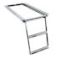 Retractable 2-Rung Truck Step (Stainless Steel) 14" x 25" #5232001