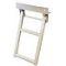 Retractable Slide-In 2-Rung Truck Step (White) 17-3/8" x 30-1/4" #RS2W