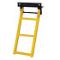 Retractable Slide-In 3-Rung Truck Step (Yellow) 17-3/8" x 35" #RS3Y
