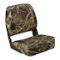 WISE Low Back Folding Boat Seat, Camo #3312-733