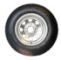LOADSTAR ST205/75D-15" Tire & Galvanized Rim, Load Range C
