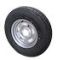 LOADSTAR Retrofit ST215/75R-14" Radial Tire & Silver Tracker Rim, L.R. C