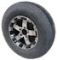 TRACKER Retrofit ST205/75R-14" Radial Tire & Black Spoke Tracker Rim