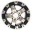 14" Aluminum Spoke w/Black Machined Lip 5-Lug Trailer Wheel (5.5" Width)