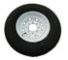 RAINIER ST235/85R-16" RADIAL Tire & Painted White Rim, (8 Lug) L.R. E