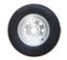 RAINIER ST185/80D-13" Tire & Galvanized Rim, Load Range D