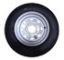 ECO-TRAIL 5.30x12 Trailer Tire & Silver Rim, Load Range C