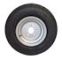 CARLISLE 20.5 x 8.0 x 10" Tire & Silver Rim, Load Range E