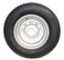 ECO-TRAIL ST205/75D-15" Tire & Silver Mod. Rim, Load Range C