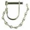 1-3/8" x 1/4" Zinc Plated Coupler Clip w/Chain #01174