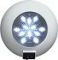 White 12 LED Interior Accent Light, 4" Round #50023814