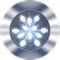 Recessed Mount 12 LED Accent Light, 3-3/4" Round #50023828