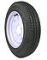 LOADSTAR 5.30x12 Trailer Tire & Painted Rim, Load Range B