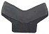 4" x 4" V-Style Bow Guard - Black Rubber #7Y44-4