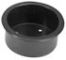 WHITECAP Black Plastic 3" Flush Mount Cup Holder #3511B