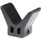 TIEDOWN 2" x 2" V-Style Bow Guard - Black PVC #86420