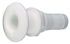 White Polymer Thru-Hull Connection for 1-1/8" Hose #0328DP6A