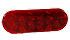 KARAVAN Red LED Oval Tail Light #205-00131-NA-A