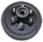 LIPPERT 12" x 2" Brake Drum & Hub, 6 on 5.5 (5.2k - 6k Axle) #814202