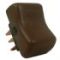 DPDT On/Off/On Momentary Switch, Brown #13015