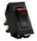 Labeled SPST On/Off Switch, Black/Red #13655