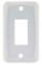Single Switch Face Plate, White #12845