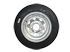 GOODRIDE 4.80x12 Trailer Tire & Galvanized Rim, Load Range C