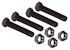 CARRY-ON 9/16" x 3" Shackle Bolt Kit (4-pack) #123