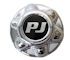 PJ TRAILER Chrome Trailer Hub Cover, 6 on 5-1/2" #130408